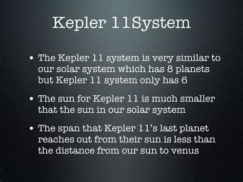 Kepler 11 Profiency Ppt