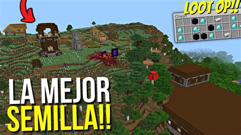 LA MEJOR SEMILLA De MINECRAFT 1 20 BEDROCK YouTube