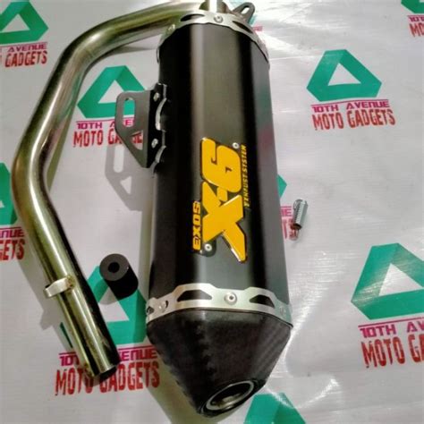 Explosive Models Exos X Pipe For Honda Click Game Changer V And