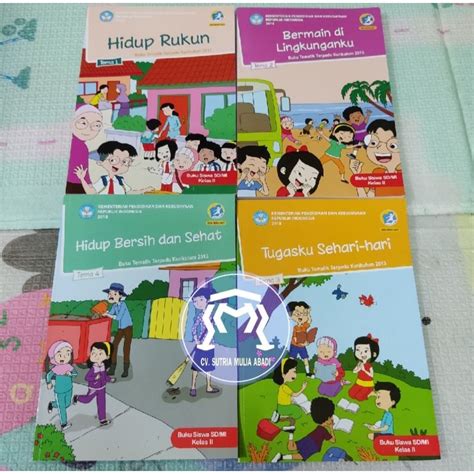 Jual Buku Tematik K13 Kelas 2 Sd Smt 1 Tema 1 4 Shopee Indonesia