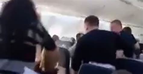 Fed Up Plane Passenger Punches Drunk Man Who Wouldnt Stop Swearing On