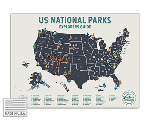 Your Printable U.S. National Parks Map with All 62 Parks