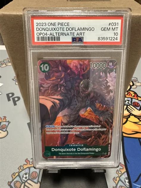 One Piece Tcg Donquixote Doflamingo Kingdoms Of Intrigue Alt Art Op