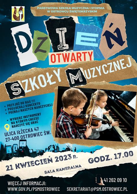 Dzie Otwarty Pa Stwowa Szko A Muzyczna I Stopnia W Ostrowcu