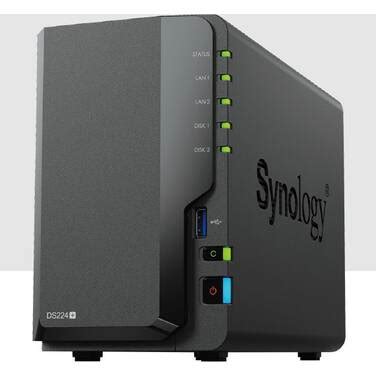 2 Bay Synology DS224 Gigabit NAS Unit Computer Alliance