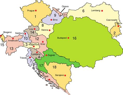 Austriahungary 1910 Empire Of Austria Cisleithania 1 Bohemia 2