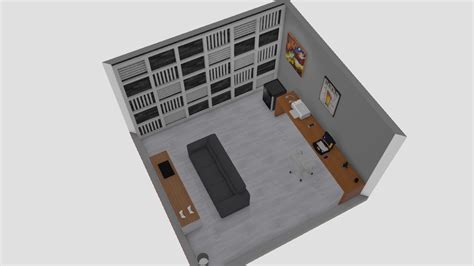 Projeto Estudio Bruno Correia De Bruno Planta 3D Mooble