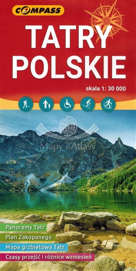 Tatry Polskie Mapa Turystyczna Turystyczna Compass