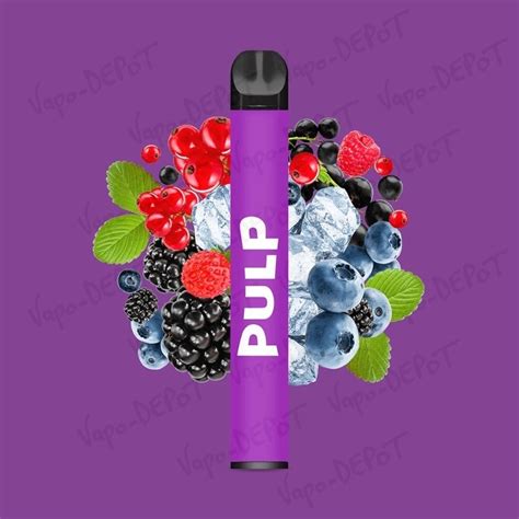 Pod Jetable Pulp Fruits Rouges Glac S Vapo Depot