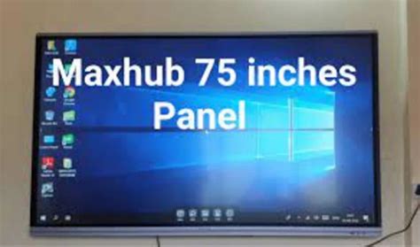 Maxhub 75 Inch Interactive Flat Panel Display Without OPS At 195100