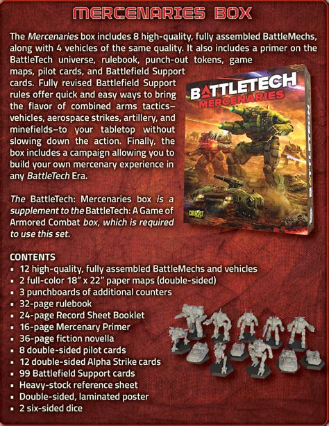 Catalysts BattleTech Mercenaries Stomps Onto Kickstarter OnTableTop