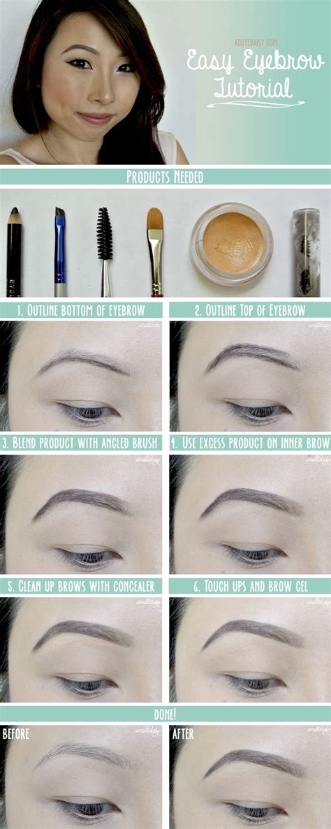 Quick and easy eyebrow tutorial/pictorial! Find step by step ...