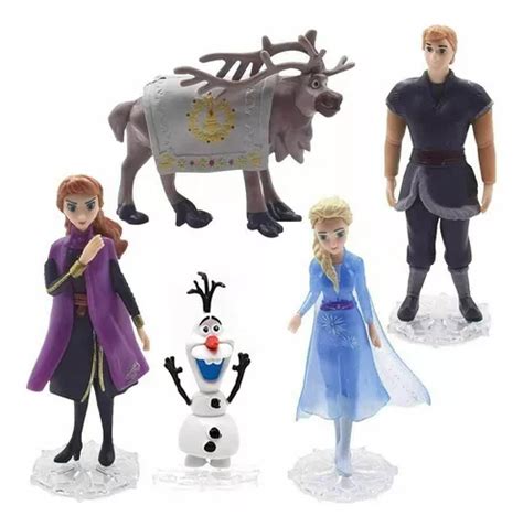 5pcs Frozen Princess Elsa Anna Olaf Acción Figura Juguete Cuotas sin