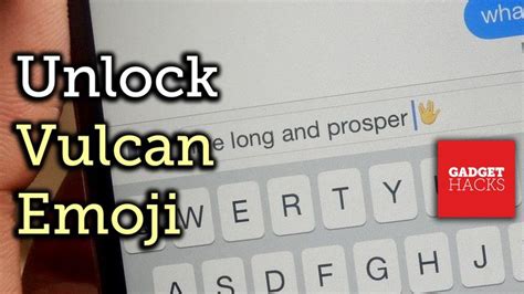 Add the Secret Vulcan Salute Emoji to Your iPhone's Keyboard [How-To ...