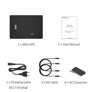 Shanqiu Mini Ups Unterbrechungsfreie Stromversorgung F R Router Modem