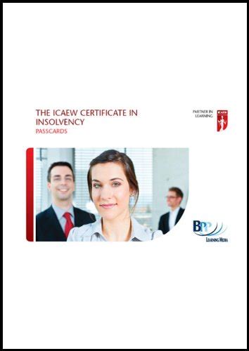 ICAEW CERTIFICATE IN INSOLVENCY PASSCARD ICAEW Certificate In