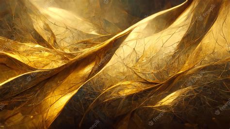 Beautiful abstract golden background 4k | Premium AI-generated image