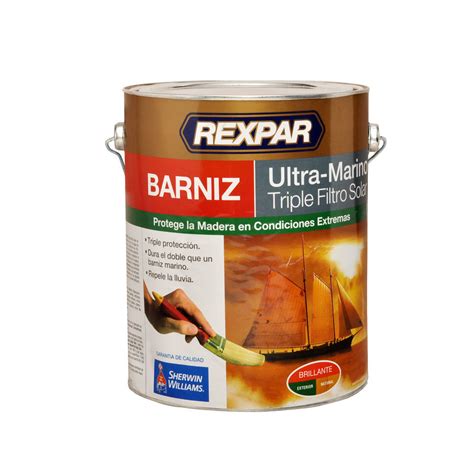 Rexpar Barniz Ultra Marino Triple Filtro Solar Lts Desde