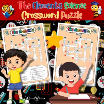 The Elements Science Crossword /Unlock the Fun of Science with ...
