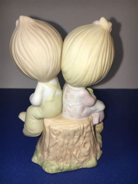 Precious Moments Love One Another Signed Jonathan And David 1978 Enesco