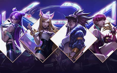Custom K/DA : leagueoflegends, kda all out team HD wallpaper | Pxfuel
