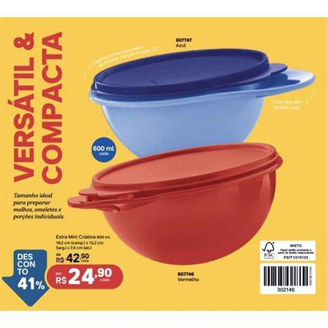 Tupperware Extra Mini Criativa Ml Shopee Brasil