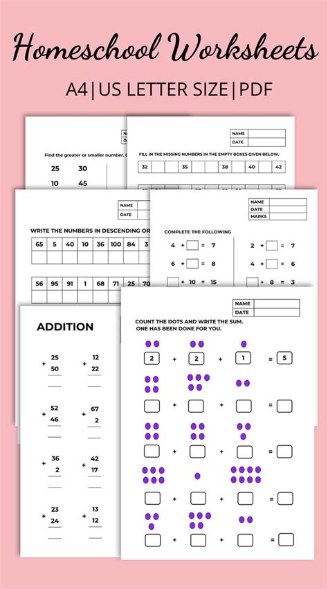 Grade 1 Math Worksheets