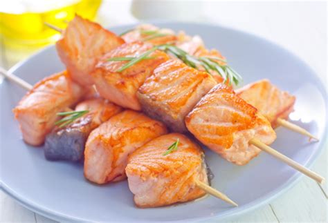 Recette Brochettes De Saumon La Plancha Facile Mes Recettes Faciles