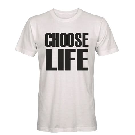 Choose Life Wham Retro S Inspired T Shirt Funny Tee Size S Xl Ebay