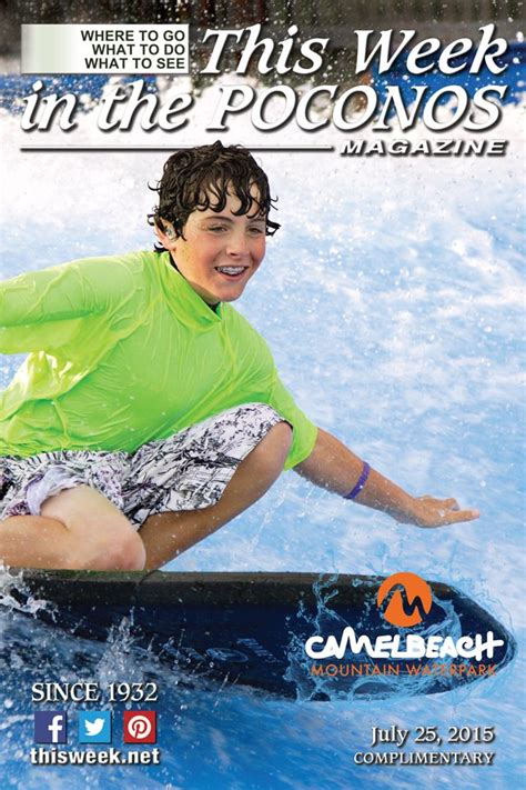 July Cover Photo Camelbeach Mountain Waterpark July