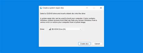 How To Create A System Repair Disc In Windows 10 And Windows 11