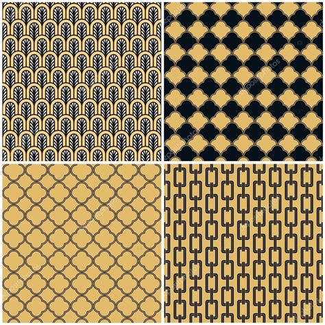 Seamless Vintage Wallpaper Patterns Stock Vector Image By ©lub Lubachka