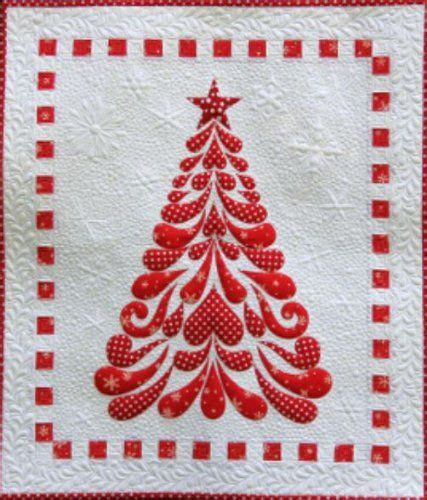 Festive Christmas Quilt Patterns And Books Applique Quilt