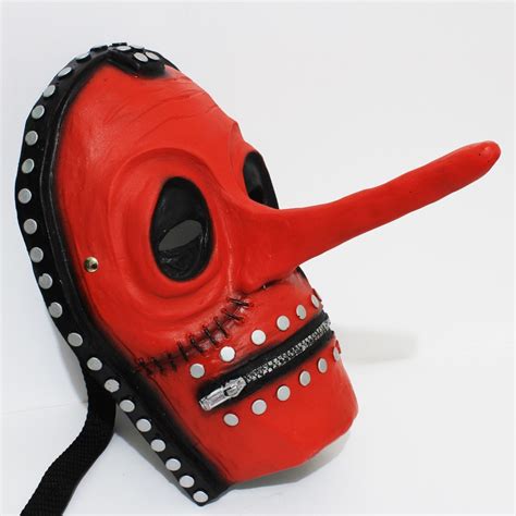 Slipknot Chris Fehn Mascara Tipo Roja 380 00 En Mercado Libre