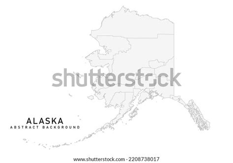 Alaska Map Usa United States America Stock Vector (Royalty Free ...