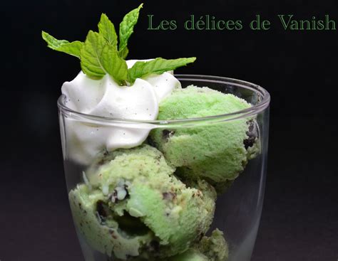 Glace à la menthe et aux pépites de chocolat Vanish Délices