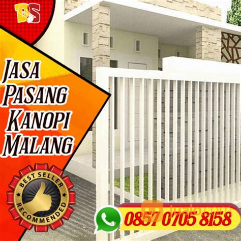 Wa0857 0705 8158 Jasa Pasang Pagar Besi Baja Ringan Malang Di Kota