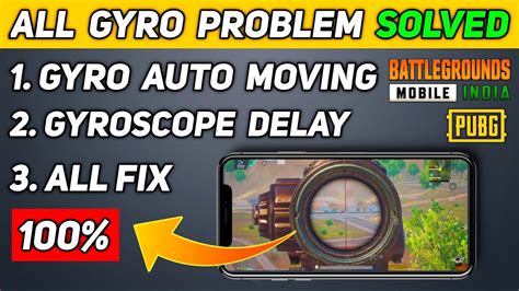 How To Fix Bgmipubgm Gyroscope Problem Of Auto Moving Aim And