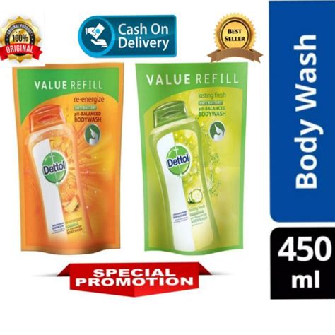 Jual Dettol Bodywash Reffil 450ml Shopee Indonesia