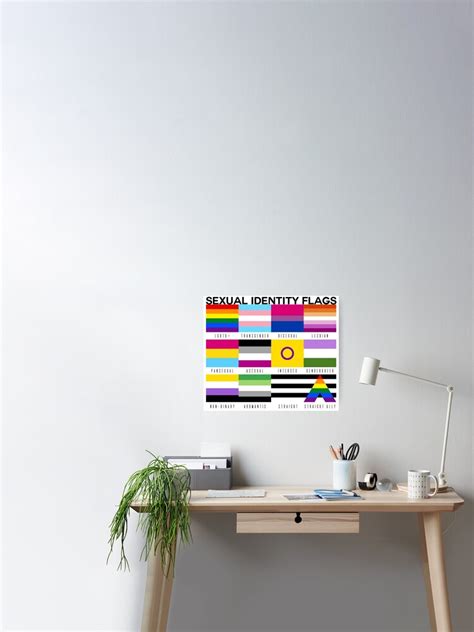 Sexual Identity Pride Flags Lgbtq Pride Month Poster For Sale By