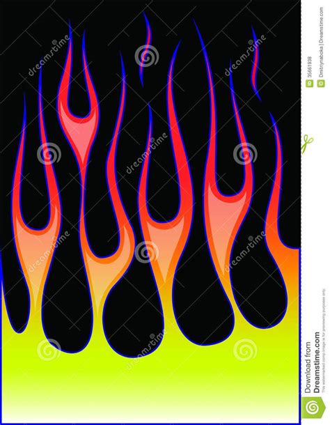 Hot Rod Flames Vector at GetDrawings | Free download