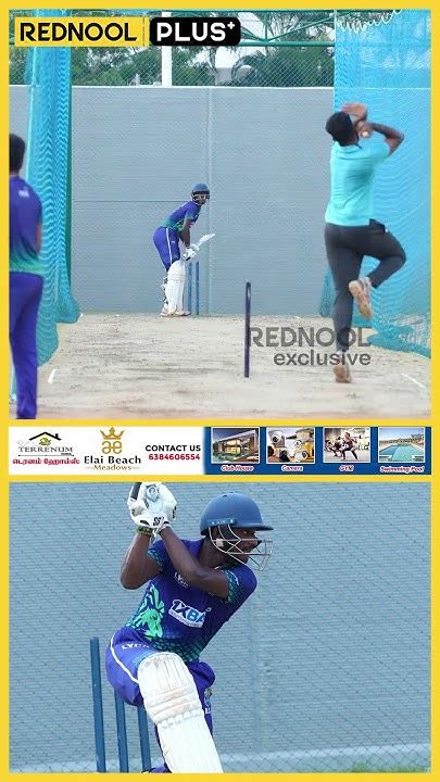 Sachin Practicing His Perfect Shot Lcc Net Session Lyca Kovai Kings