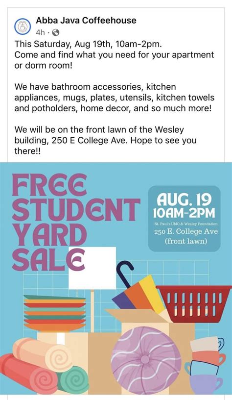 Free Student Yard Sale : r/PennStateUniversity