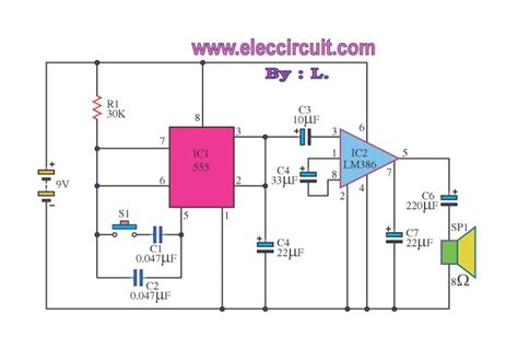 555 High Voltage Generator Circuit Diagram Circuit Diagram