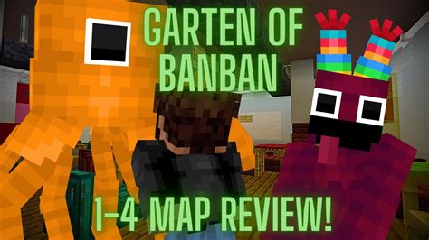 Garten Of Banban 1 4 Map Review Bedrock Youtube