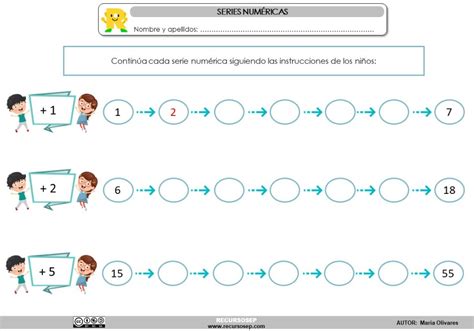 Continúa Las Series Numéricas