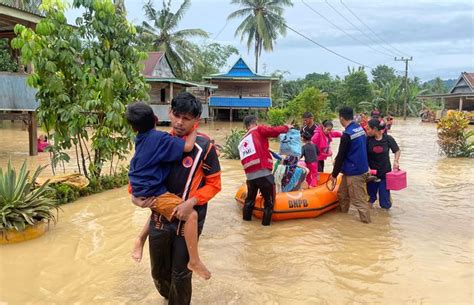 Diterjang Hujan Deras Desa Di Kabupaten Wajo Dilanda Banjir