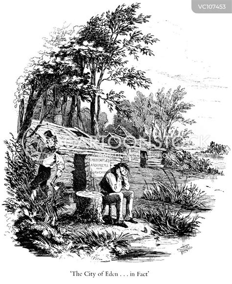 American Settlers Vintage And Historic Cartoons