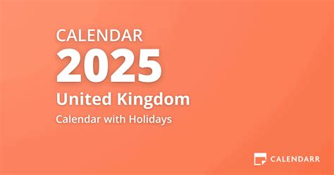 January 2025 Calendar Of The United Kingdom January 2025 Holidays And