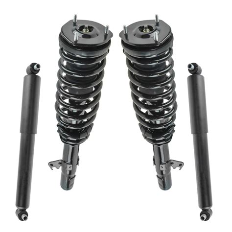 Front Loaded Strut Spring Assembly Rear Shock Absorber Kit Set Of For